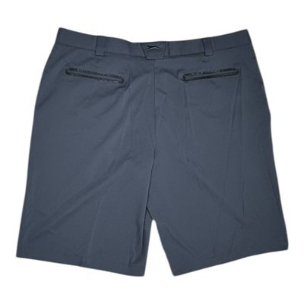 Slazenger Golf Shorts Men 40 Gray Waist Moisture-Wicking Athletic Club Summer - Picture 12 of 16